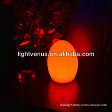 LED egg table lamp with USB cable